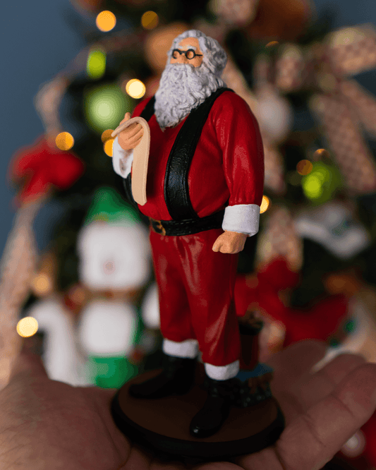 Weihnachtsmann Statue "Der Festliche Bote"