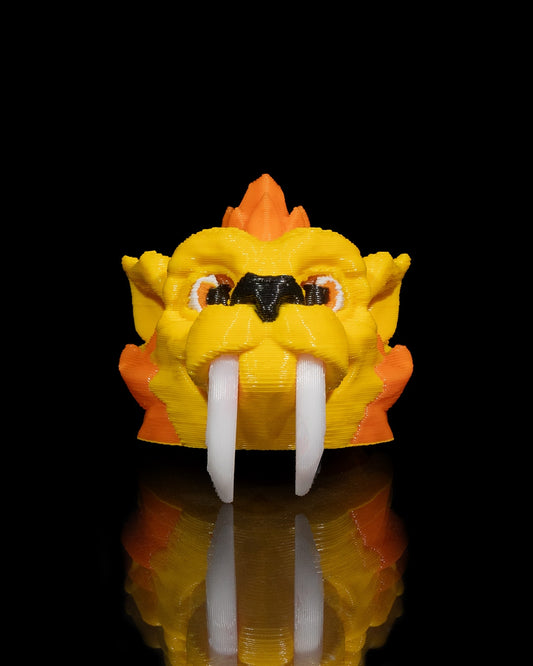 Säbelzahntiger Schlüssel / Taschenanhänger