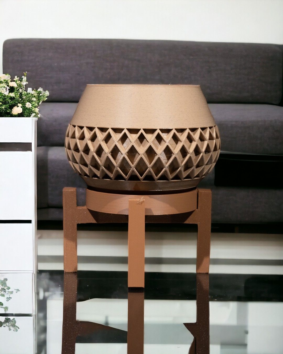 Deko-Blumenvase "Elson" – Kompakt, modern, stilvoll
