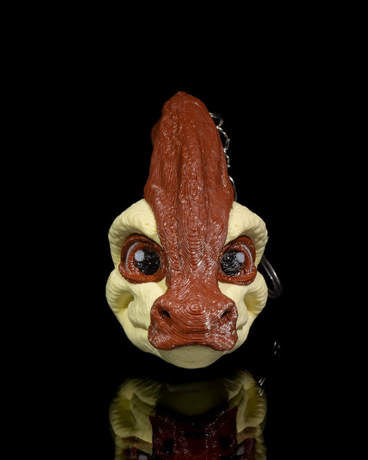 Articulated Parasaurolophus Schlüssel / Taschenanhänger