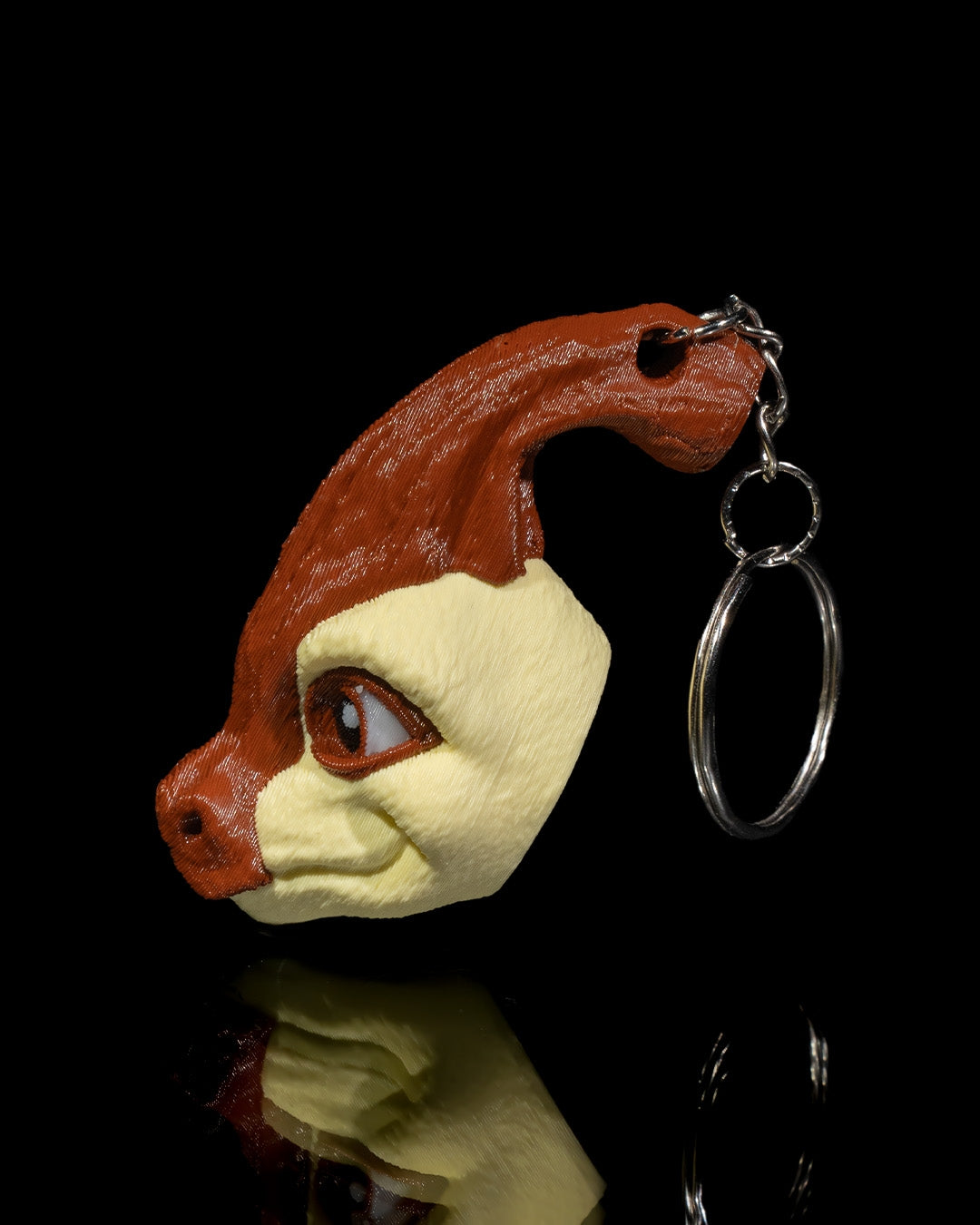 Articulated Parasaurolophus Schlüssel / Taschenanhänger