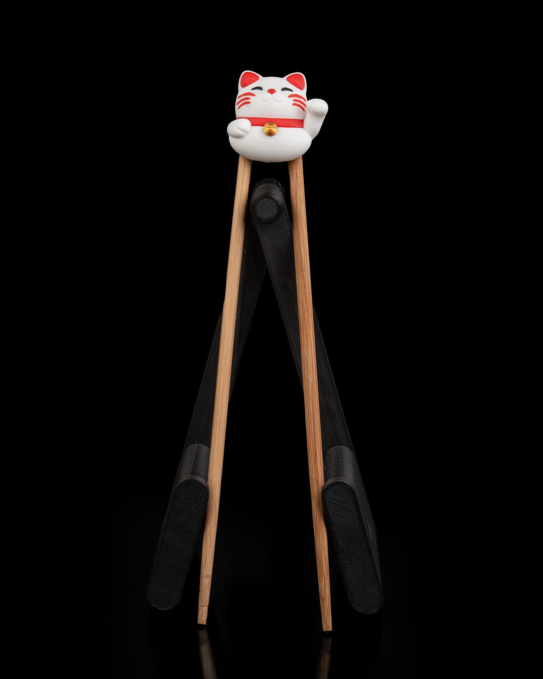 Lucky Cat | Essstäbchen Helfer Lernstäbchen Essstäbchenhalter Chopsticks