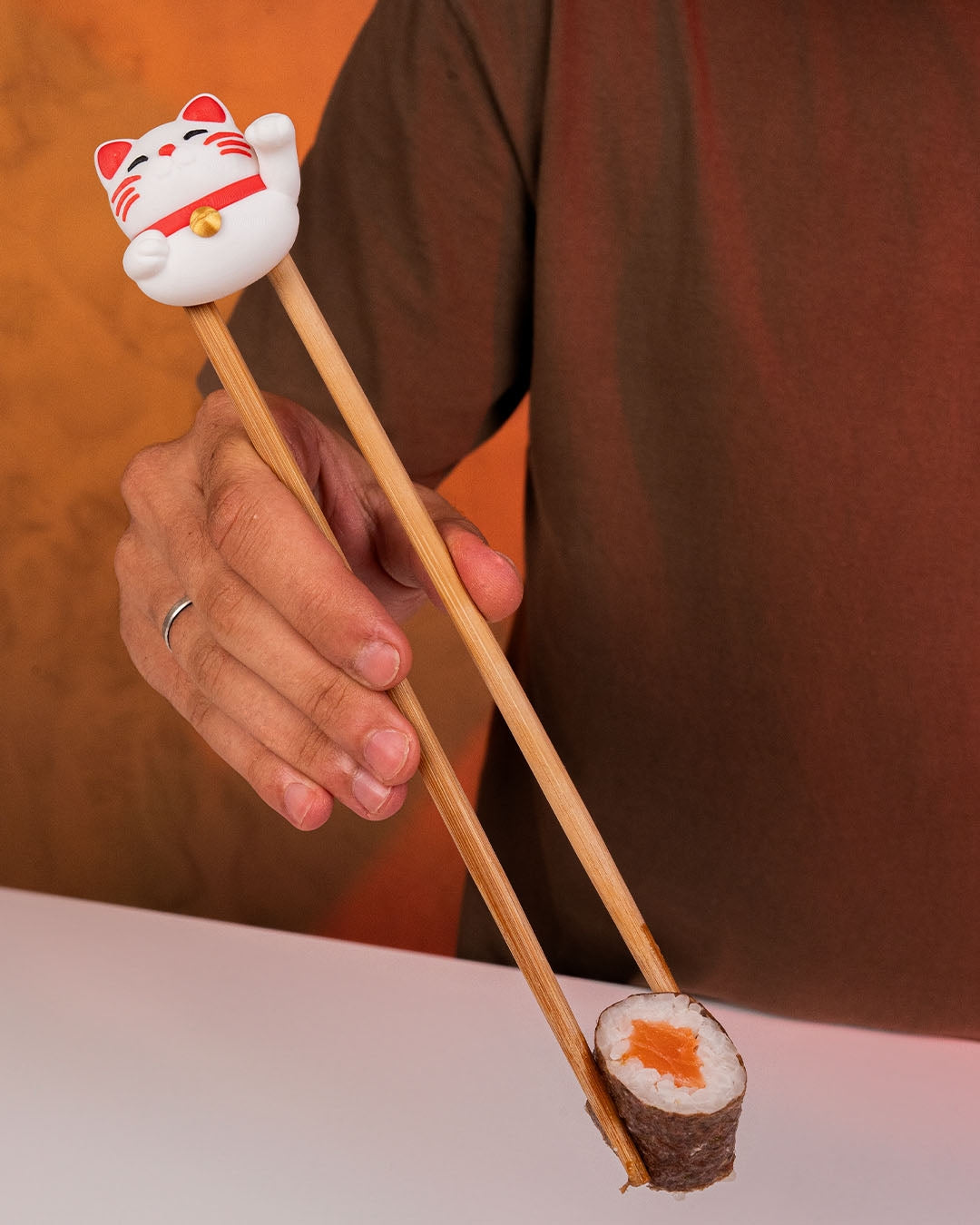 Lucky Cat | Essstäbchen Helfer Lernstäbchen Essstäbchenhalter Chopsticks