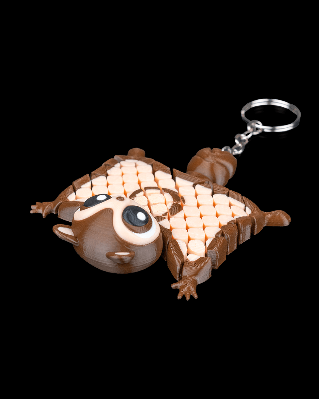 Merle, das fliegende Eichhörnchen Schlüssel / Taschenanhänger