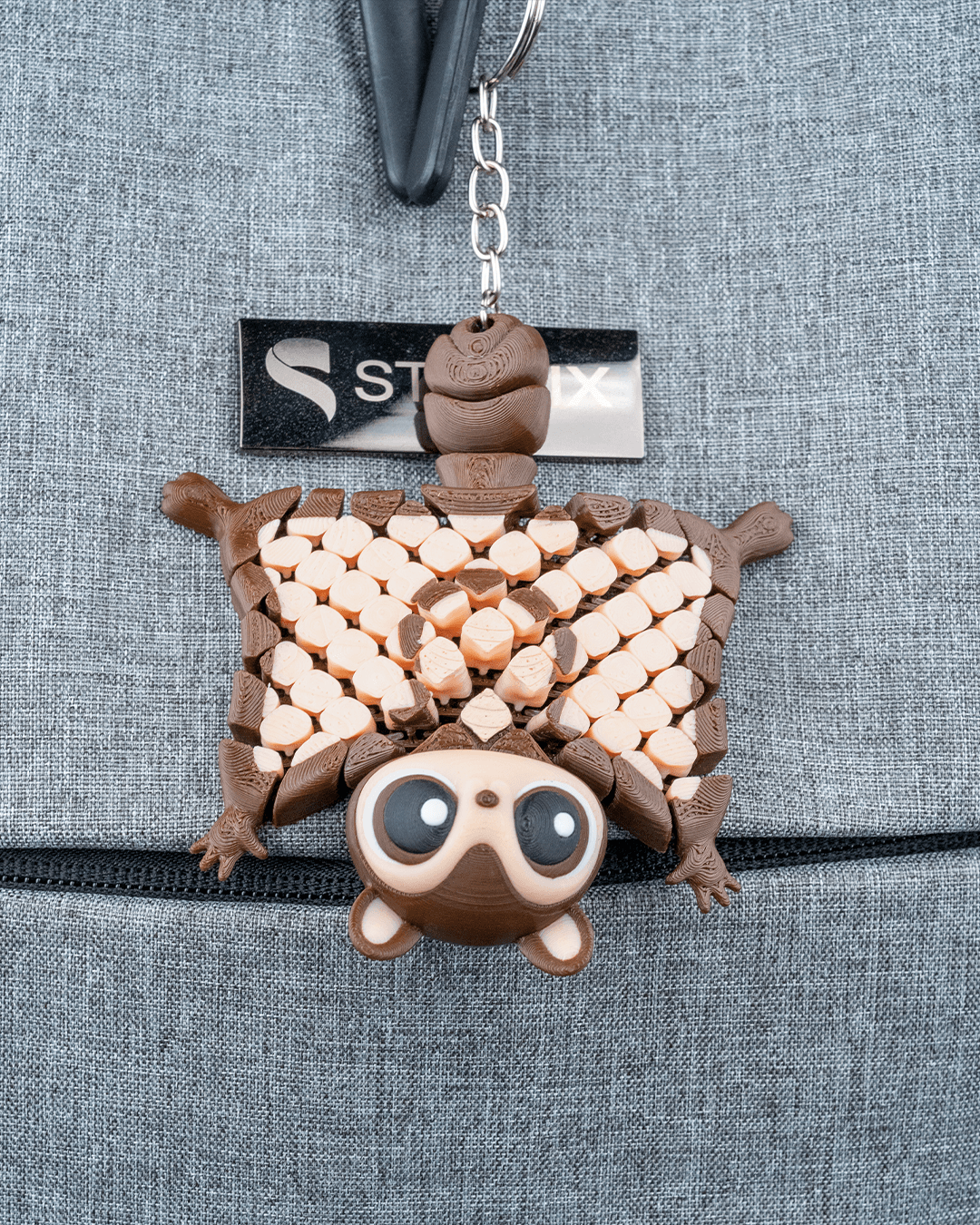 Merle, das fliegende Eichhörnchen Schlüssel / Taschenanhänger