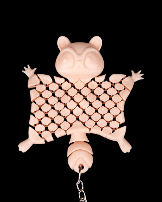 Merle, das fliegende Eichhörnchen Schlüssel / Taschenanhänger