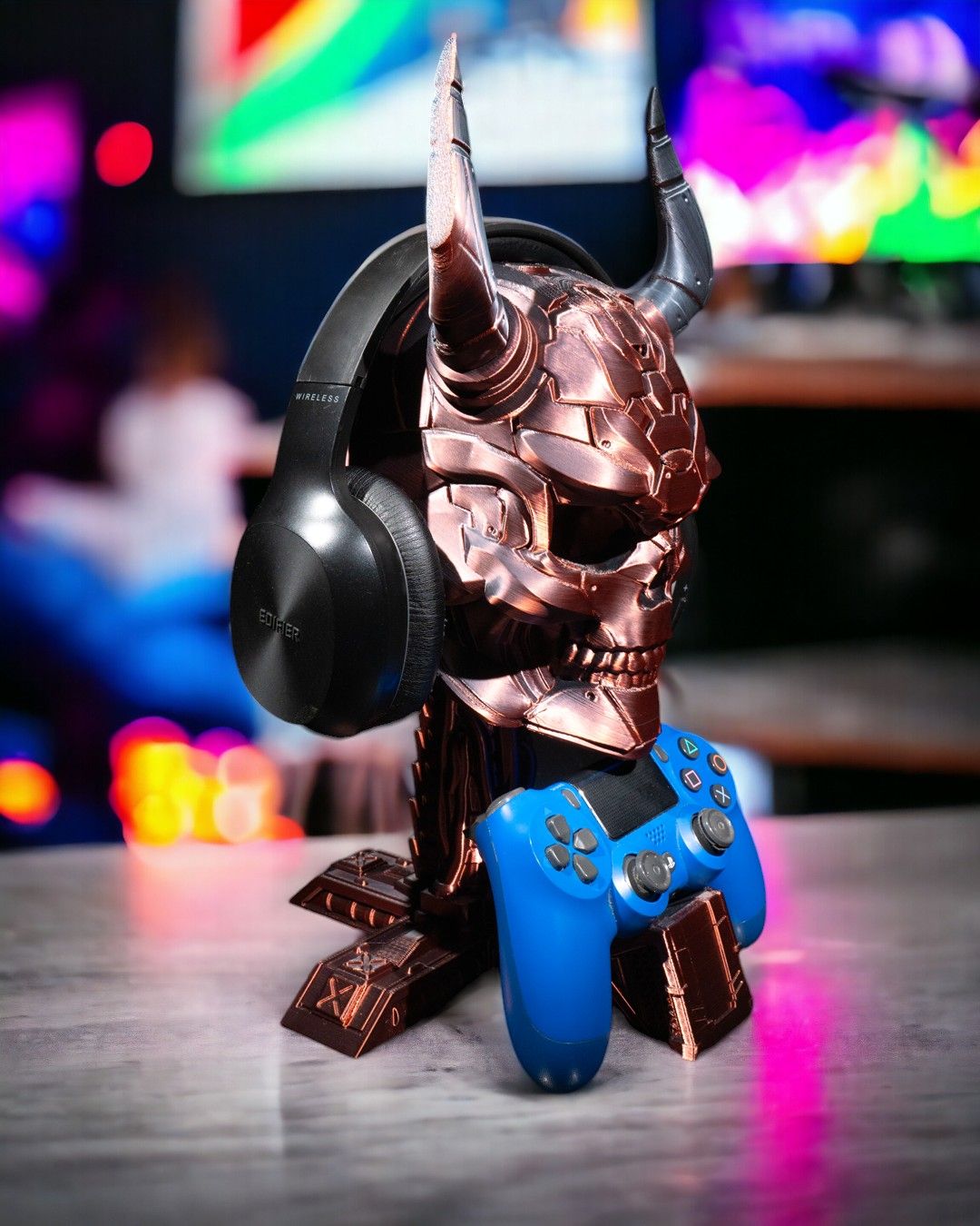 Sci-fi Skull Controller & Kopfhörer Halter