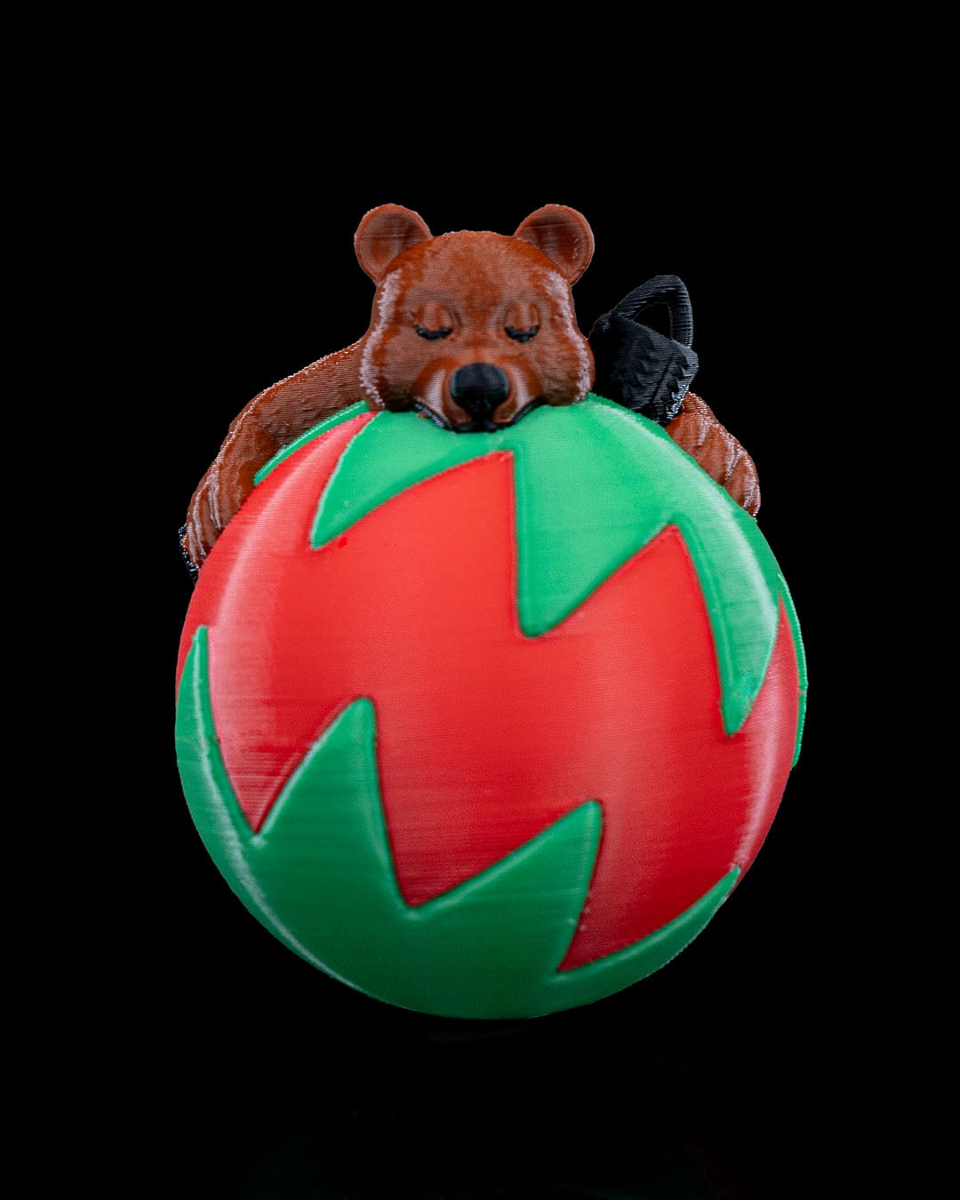 Christbaumkugel "Schlafender BĂ€r"