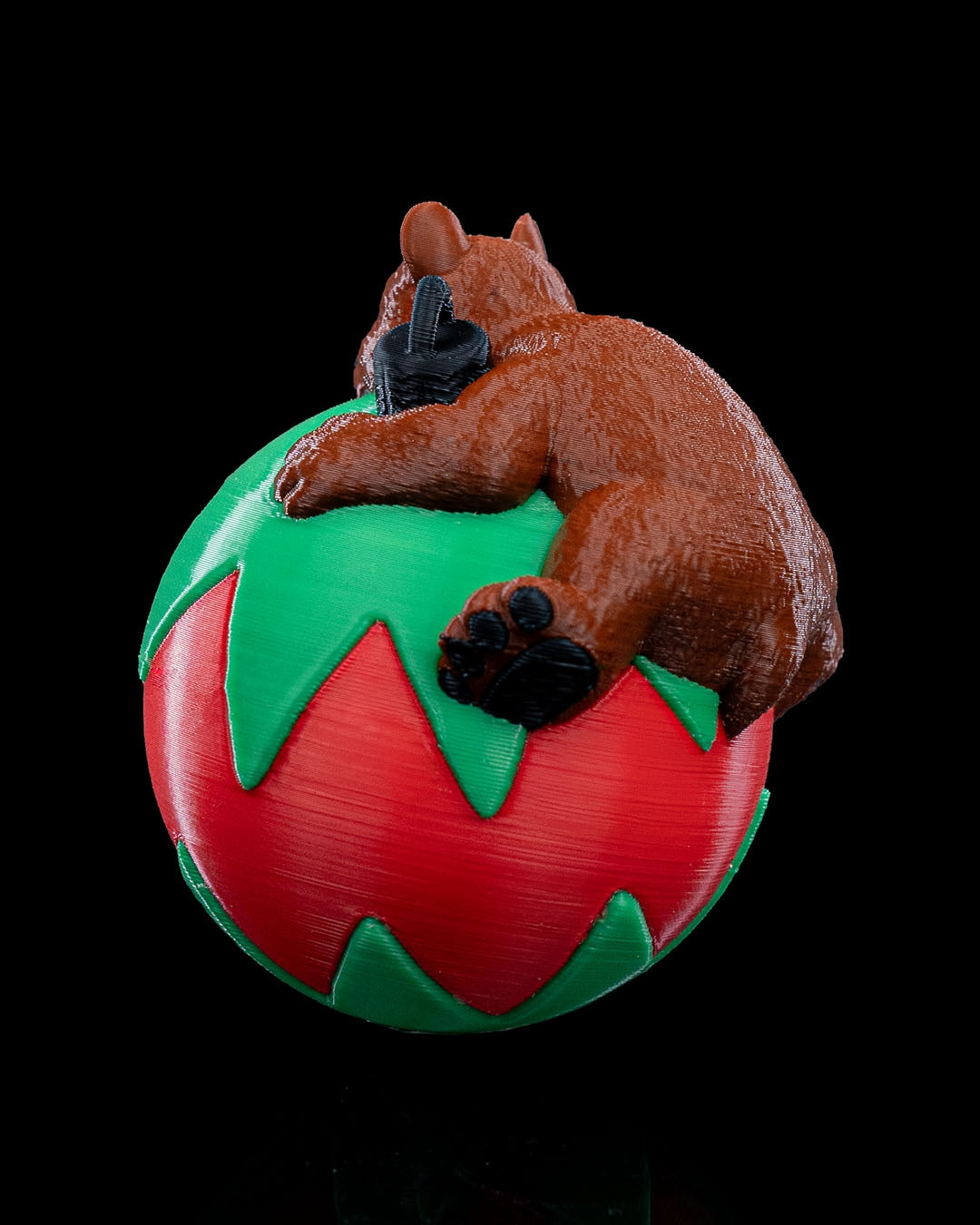 Christbaumkugel "Schlafender BĂ€r"
