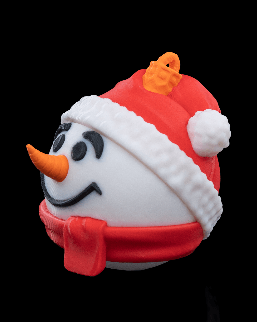Christbaumkugel "Frosty's Lächeln"
