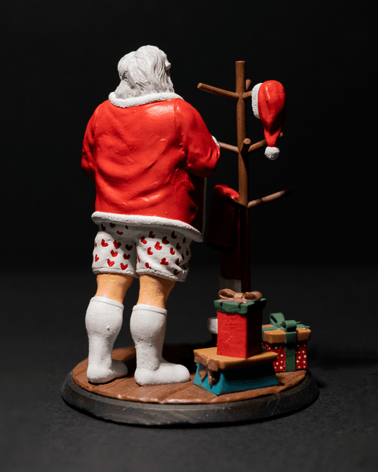 Weihnachtsfigur "Feierabend-Santa"
