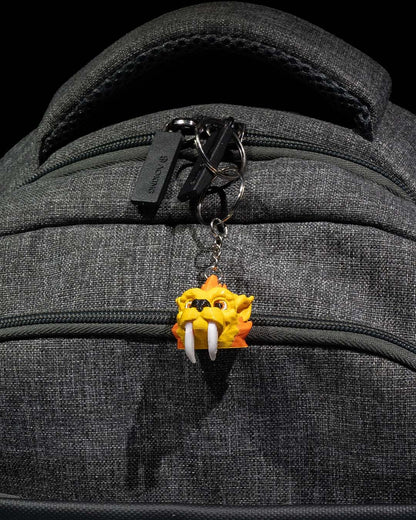 Säbelzahntiger Schlüssel / Taschenanhänger