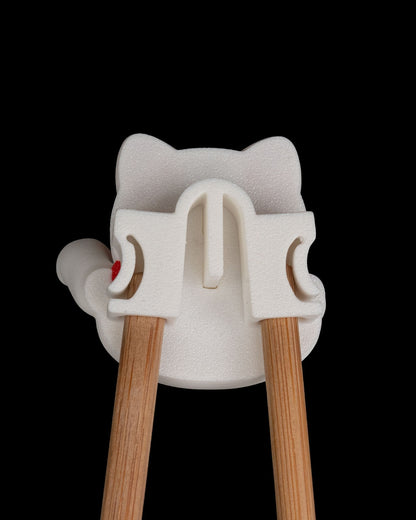 Lucky Cat | Essstäbchen Helfer Lernstäbchen Essstäbchenhalter Chopsticks