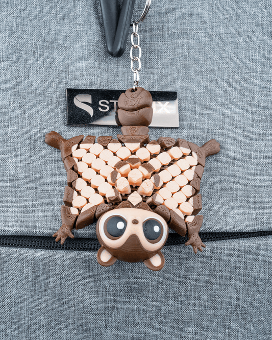 Merle, das fliegende Eichhörnchen Schlüssel / Taschenanhänger