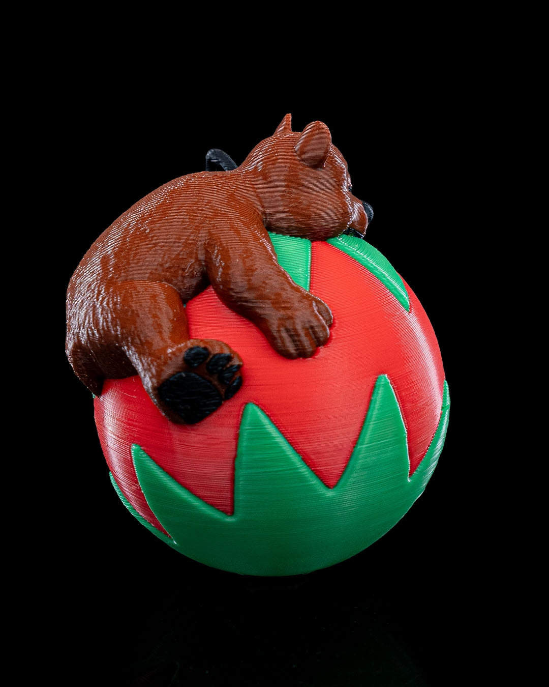 Christbaumkugel "Schlafender Bär"