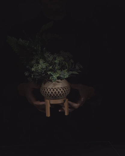 Deko-Blumenvase "Elson" – Kompakt, modern, stilvoll